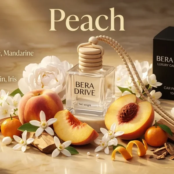 PÊCHE - Pêche Veloutée - Diffuseur de voiture de luxe – Bera Drive par Berallure