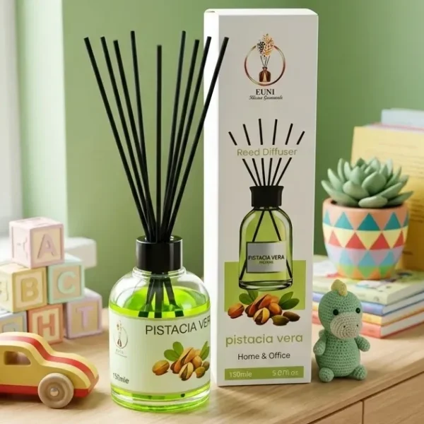Diffuseur de parfum de luxe PISTACIA VERA – EUNI Illusion Gourmande par Berallure